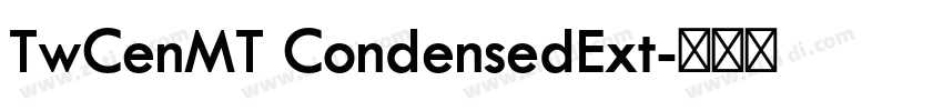 TwCenMT CondensedExt字体转换